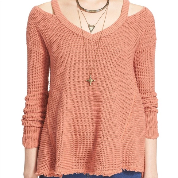 Free People Sweaters - Free People Cold Shoulder Sweater